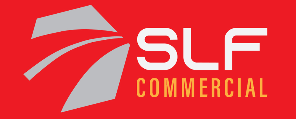 SLF COMMERCIAL HAULAGE logo Graphic Design Melton Mowbray